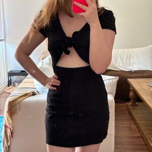 Abound black mini dress
